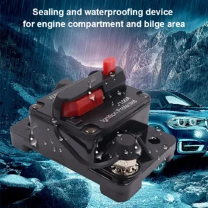AMP Circuit Breaker Switch Fuse Reset Box 12-48V DC Car Boat Auto Waterproof