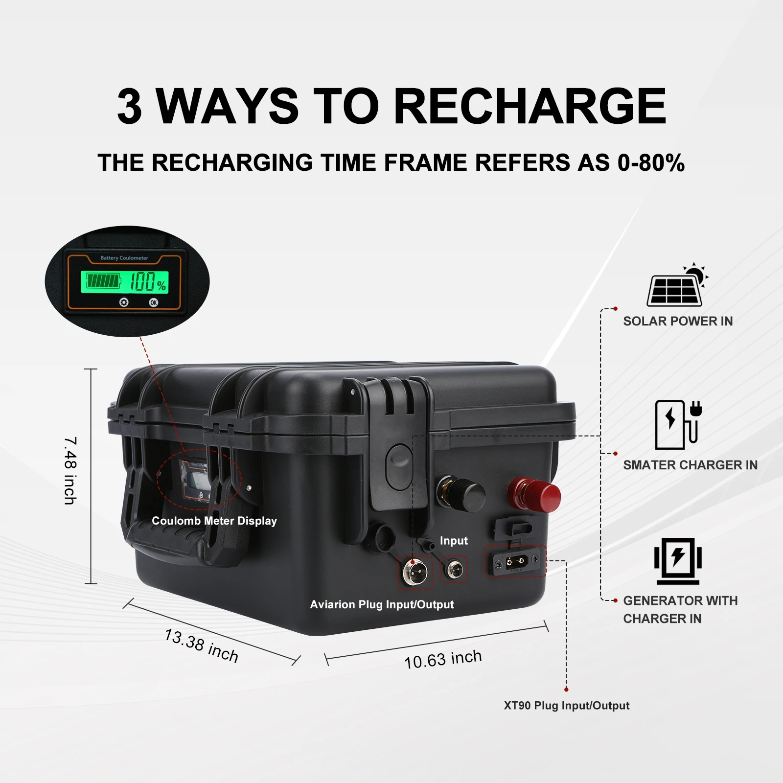 LFPO4 Battery Pack 100/120/150Ah LFP Batteries BMS Rechargeable 36v100ah 150AH Waterproof Marine RV Outdoor camping equipment - Image 15