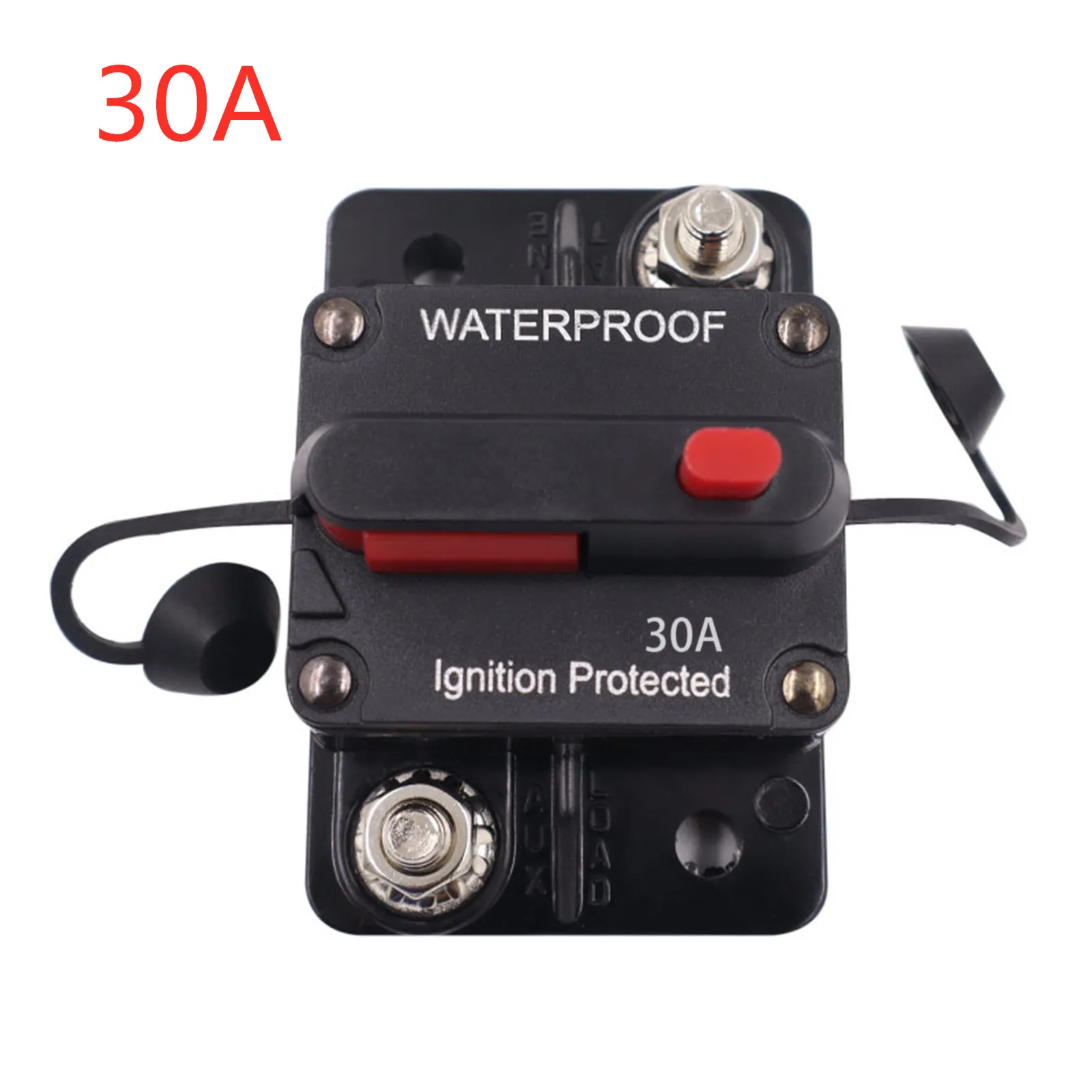 AMP Circuit Breaker Switch Fuse Reset Box 12-48V DC Car Boat Auto Waterproof - Image 14