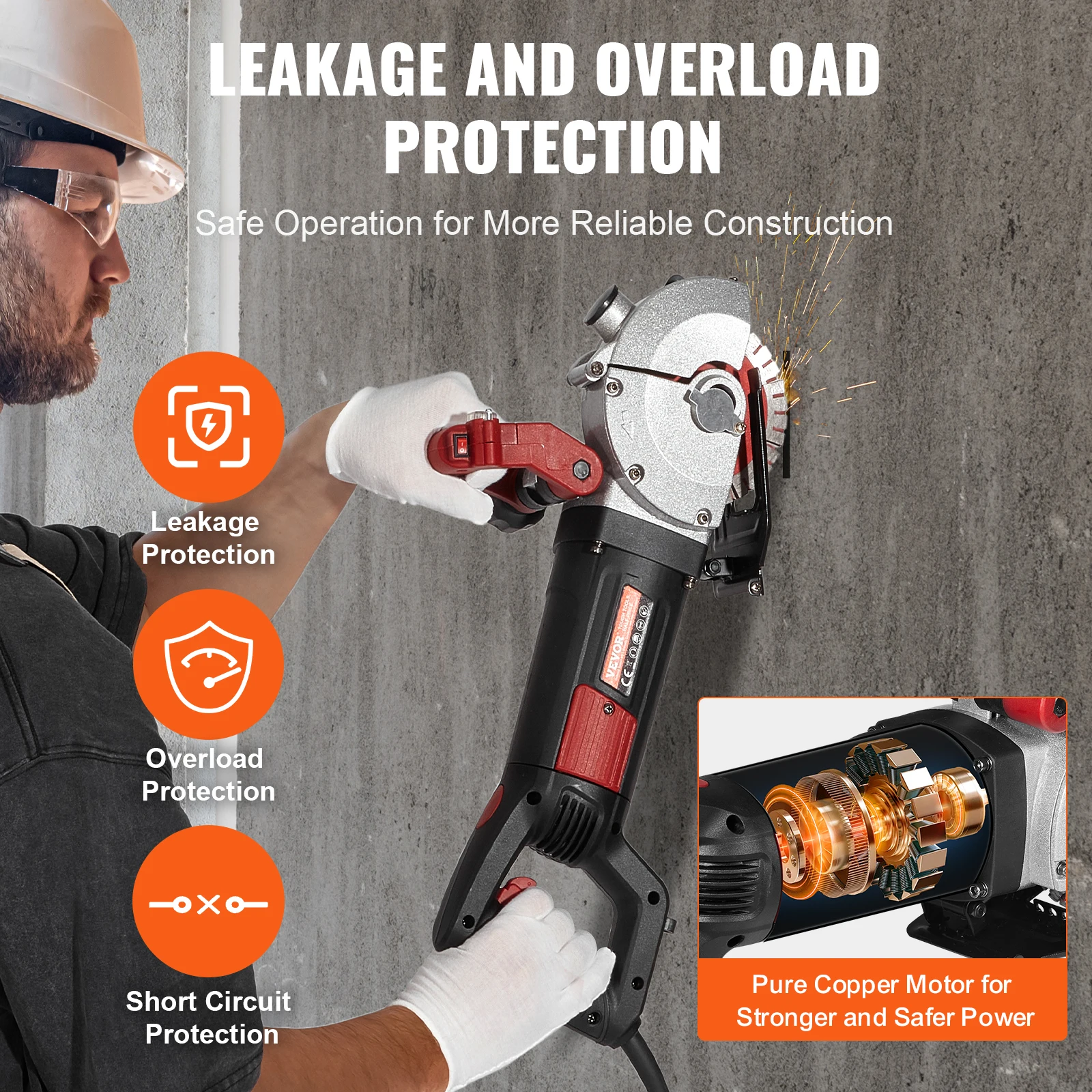 Wall Chaser 4800W Wall Cutting Machine - Image 5