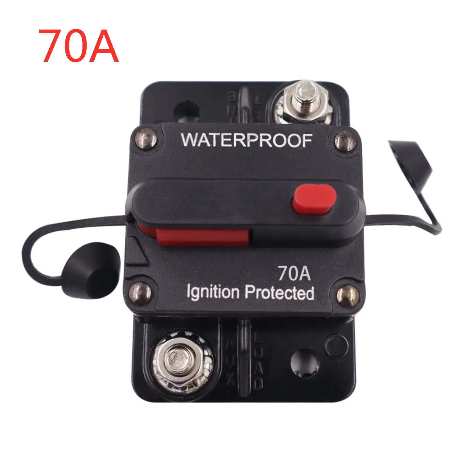 AMP Circuit Breaker Switch Fuse Reset Box 12-48V DC Car Boat Auto Waterproof - Image 17