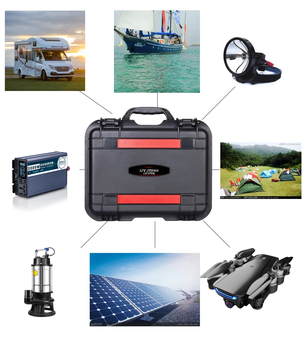 LFPO4 Battery Pack 100/120/150Ah LFP Batteries BMS Rechargeable 36v100ah 150AH Waterproof Marine RV Outdoor camping equipment - Image 12