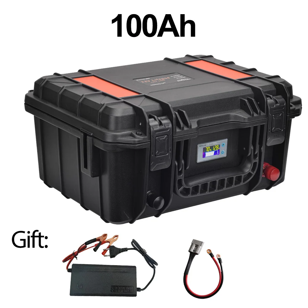 LFPO4 Battery Pack 100/120/150Ah LFP Batteries BMS Rechargeable 36v100ah 150AH Waterproof Marine RV Outdoor camping equipment - Image 3