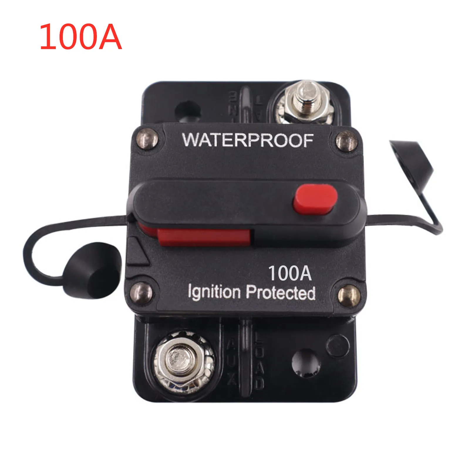 AMP Circuit Breaker Switch Fuse Reset Box 12-48V DC Car Boat Auto Waterproof - Image 7