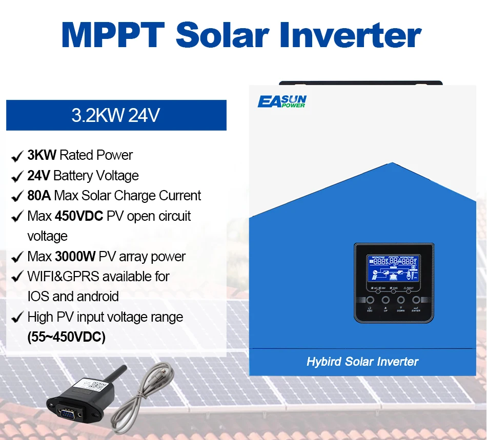 Hybrid Solar Inverter 24V 3000W - Image 4