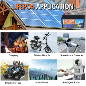 12V 120Ah LiFePo4 Battery Built-in BMS